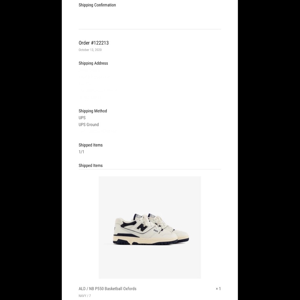 ALD x New Balance 550 - Picture 9 of 9